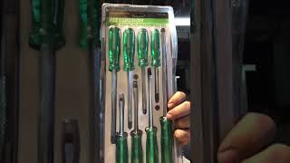 8 Piece PITTSBURGH Magnetic Screwdriver Set with Striking Caps Harbor Freight #ToolReview #7386