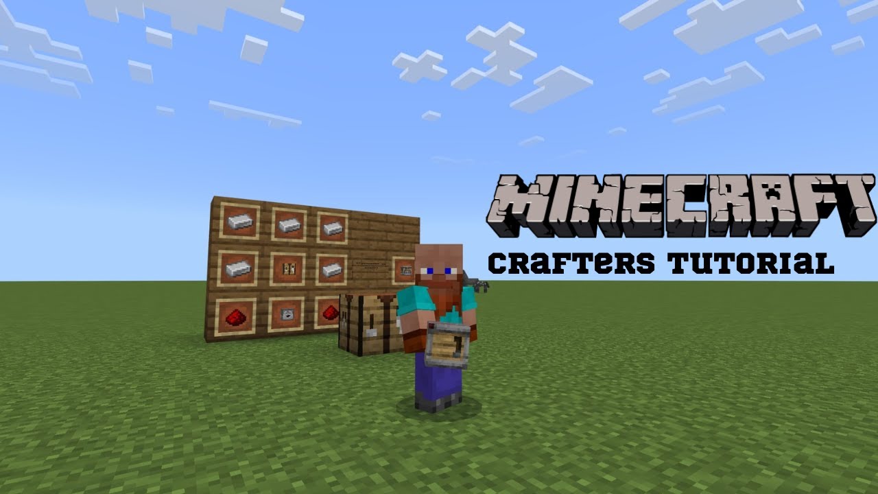 How to Build Crafters ( Minecraft Basic Tutorial) - YouTube