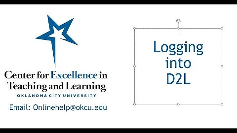 Logging into D2L