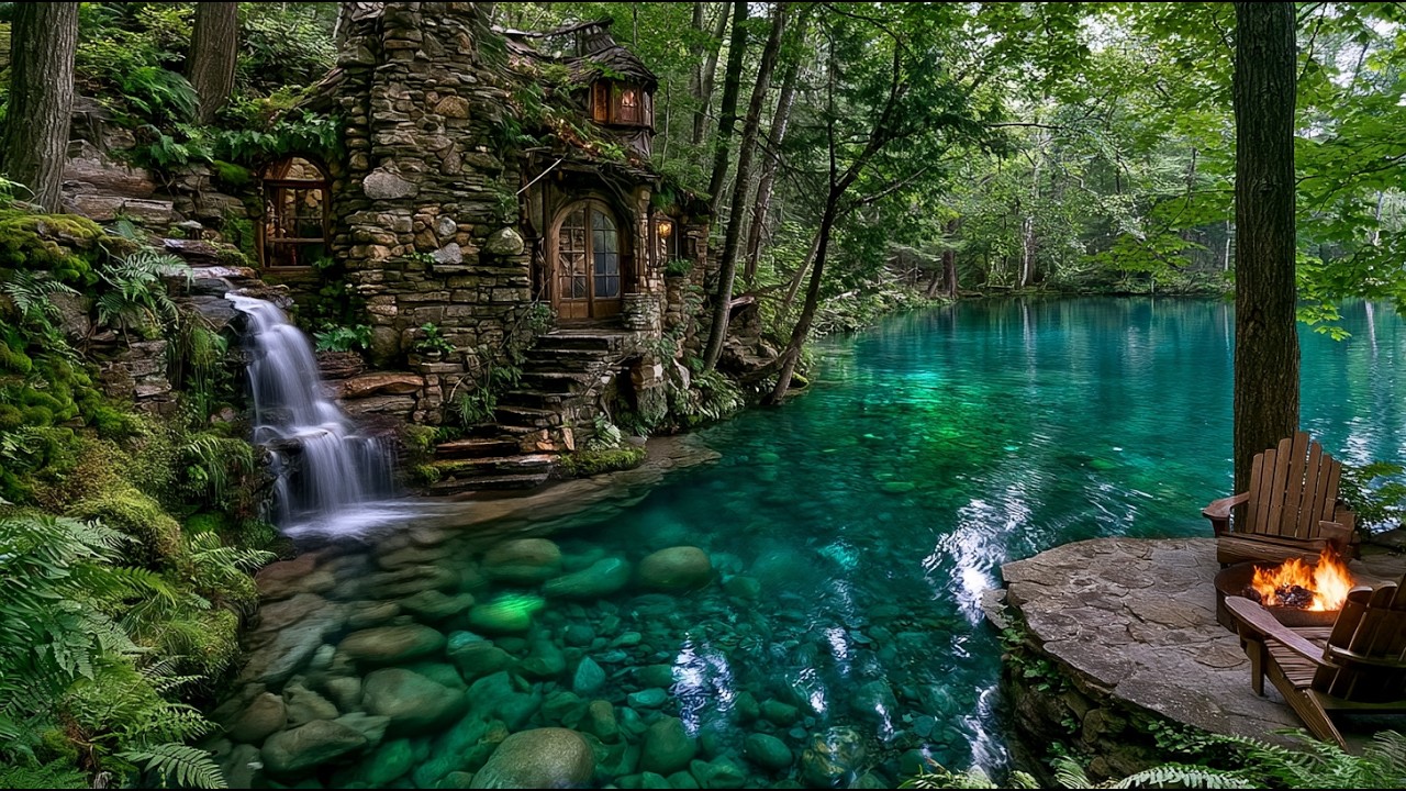 Escape to Your Private Forest Cabin 🌿 Piano Music for Deep Relaxation & Sleep