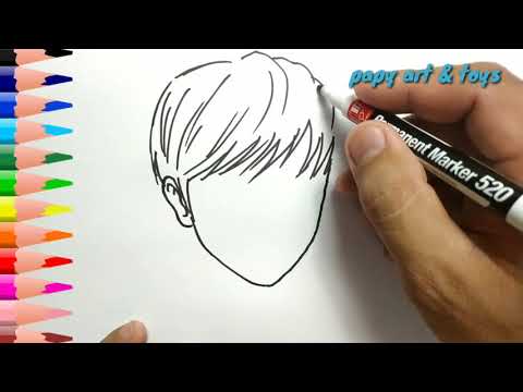Video: Cara Menggambar Pria Kartun