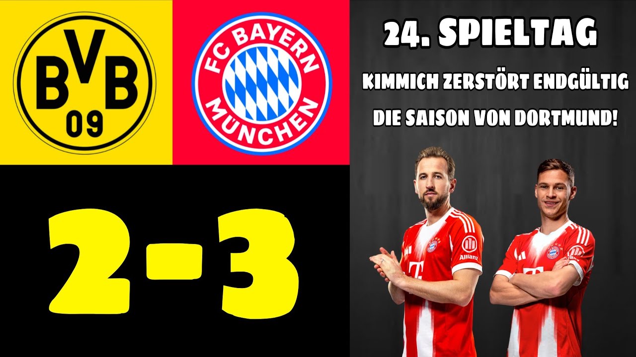 KIMMICH ZERSTÖRT ENDGÜLTIG DORTMUND! | BVB REALTALK 🫡 | Dortmund 2-3 Bayern München