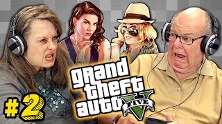 Elders Play Grand Theft Auto V #2 (Elders React: Gaming)