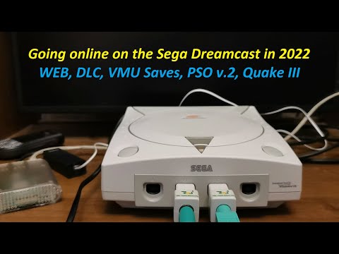 Видео: Online on Sega Dreamcast in 2022 / Онлайн на Sega Dreamcast в 2022. Quake 3 PSO VMU DLC  Dreamarena