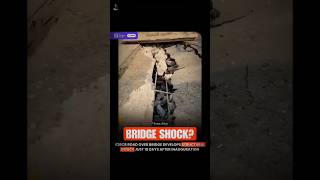 Buxar Overbridge Collapse 🤡 - ft. Double Engine Sarkar 👏 #buxar #indiashorts #cockroach