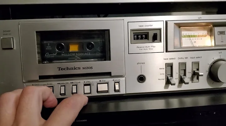 Technics M205 Stereo Cassette Player
