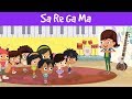 Sa re ga ma          learnings for kids  kids songs hindi  jalebi street