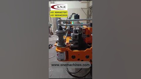 CNC PIPE BENDING MACHINE MADE BY SNE. FOR MORE DETAILS CALL US ON 9999457597, 9899453939