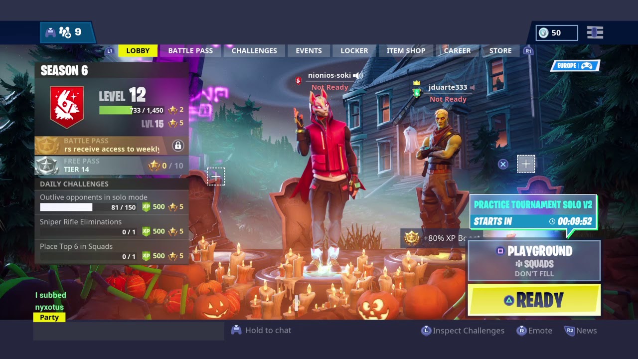 Είμαι στο Lobby του Nyxotus!!!!