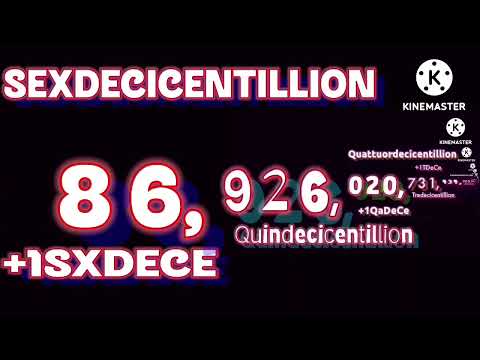 Numbers 0 to 1 Octodecicentillion (118/200) Ducentillion (S2E18) (My Version)