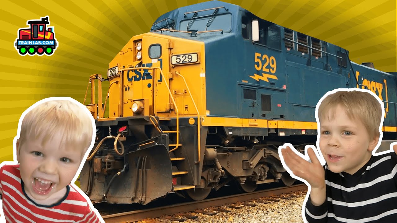 CSX freight trains! We went to a strawberry festival and got a CSX