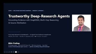 Building Auditable Deep-Research Agents: GraphRAG, Multi-Hop Reasoning & Source Attribution