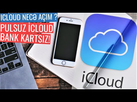 Apple ID iCloud hesab acmaq - kartsiz pulsuz