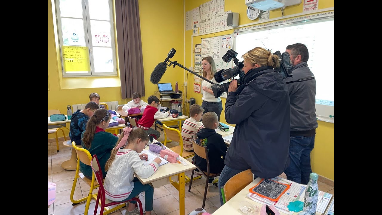 Reportage école de Barret du 29 mars 2024 France 3 ICI 19 20   Poitou Charentes Nouvelle Aquitaine