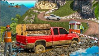 offroad pickup cargo truck 3d live | truck simulator game | bravo 1.0 gaming screenshot 4