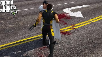 Wolverine Script Mod Vs Superman Script Mod (GTA 5)