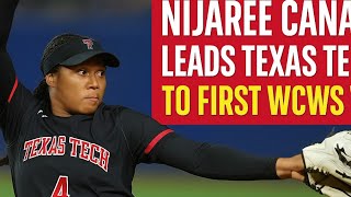 “$1M Ace NiJaree Canady Makes WCWS History with Dominant Shutout!”