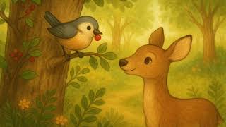 Nina the Nuthatch and the Berry She Couldn’t Reach 🍓🐦 | A Story About Asking for Help | Kids Fable