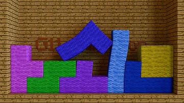 Softbody TETRIS | Minecraft