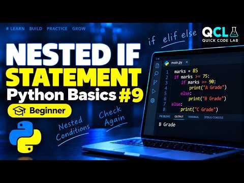 Python Nested-If Statement for Beginners | Python Basics #9