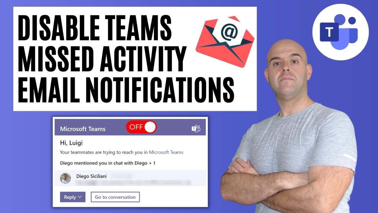How To Disable Microsoft Teams Missed Activity Email Notifications