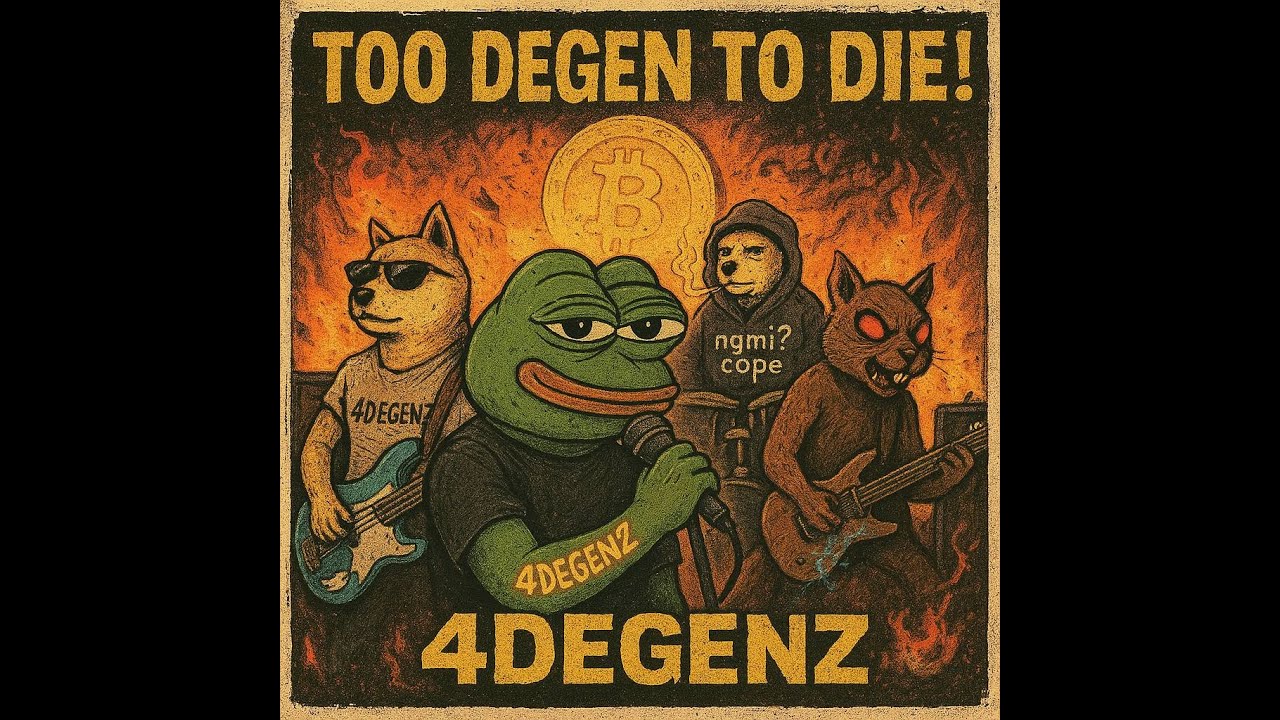 4DEGENZ – Meet the World’s Wildest Crypto Punk Band | Official Meme Legends Teaser