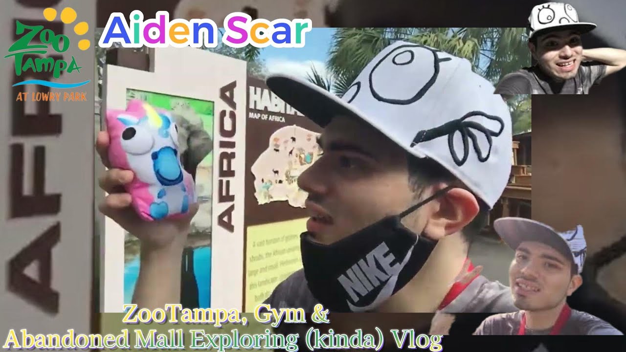 Aiden Scar: ZooTampa, Gym & Abandoned Mall Exploring (kinda) Vlog (