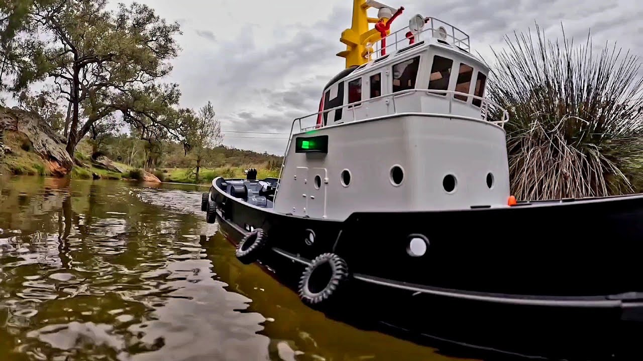 Pro Boat Hirizon Harbour 30-inch Tugboat RTR!!! UnboxingAndFirst Run