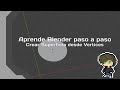 Blender desde cero - Crear Superficie desde Vértices