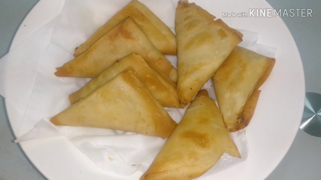 Egg & Cheese Samosas/ samosa folding