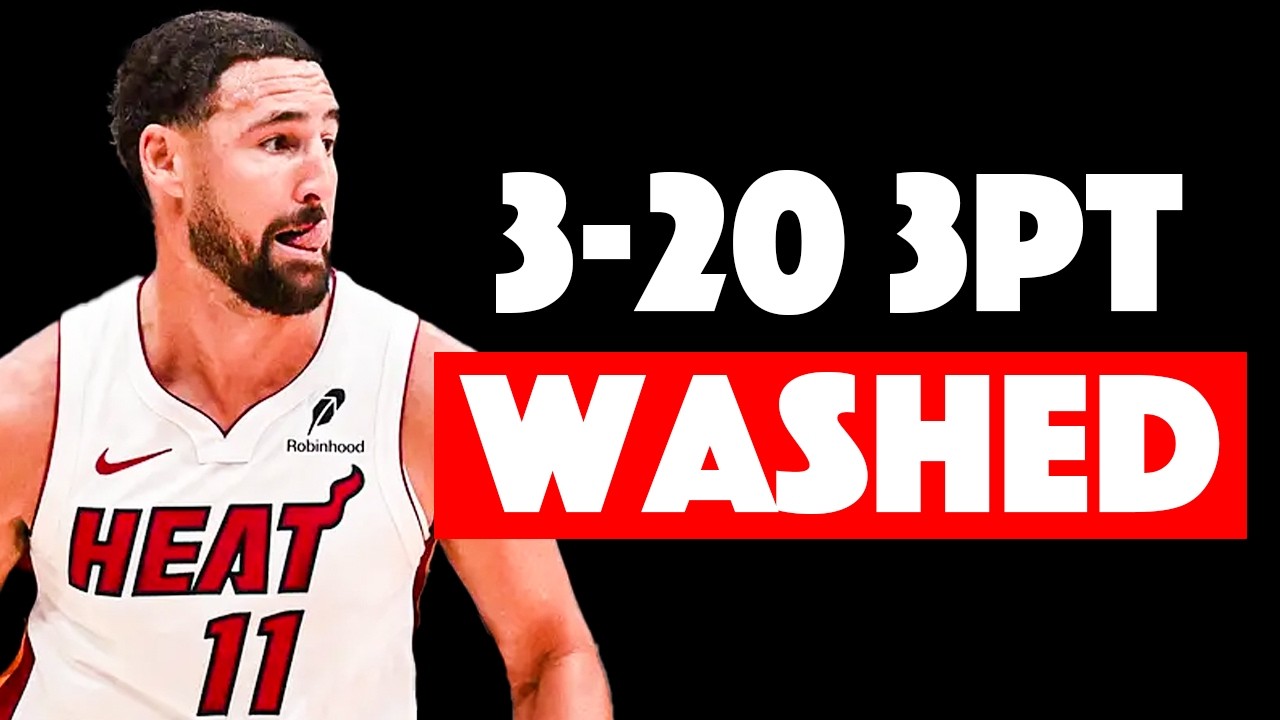 Klay Thompson might just be completely washed...
