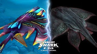 ALL HUNGRY SHARK WORLD IN REAL LIFE NEW 2023 (FRANCIS MANTA RAY UPDATE)