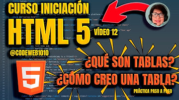 🌟🚀📢CURSO HTML#12 GRATIS💰💰 ¿Qué son las tablas?👀 ¿Cómo creo una tabla? Práctica paso a paso😎💻✅🌟 #html