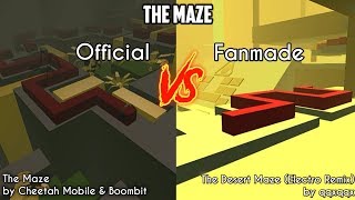 Dancing Line - The Maze Vs. The Desert Maze Electro Remix