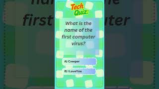 Tech quiz #quiz #question #facts #learning