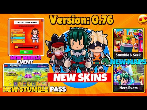NEW ABILITIES, MY HERO ACADEMIA COLLAB, 2 NEW MAPS & SKINS | NEW UPDATE 0.76!