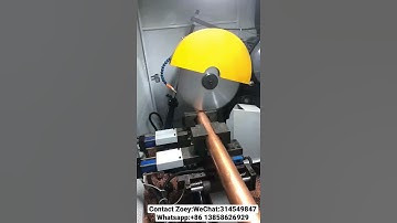 Automatic brass bar cutting machine feeding machine