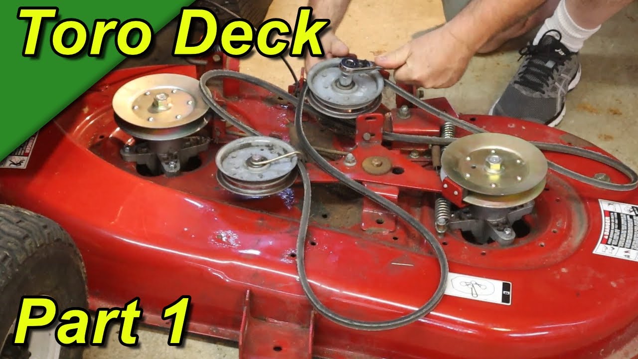 Download Toro LX 420 Deck Repair and Belt Replacement Part 1