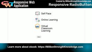 Responsive Radio Button - GWT Responsive Web Application ebook Wealth