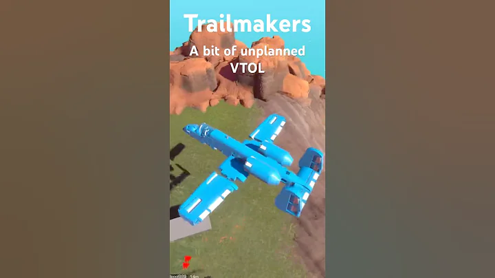 Trailmakers - dont mind the reticles…#trailmakers #jet #plane #ww2 #a10 #petebask #tutorial
