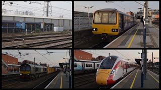 Trains At  Doncaster Railway Station | Class 91's, Class 08's & Much More   [HD]