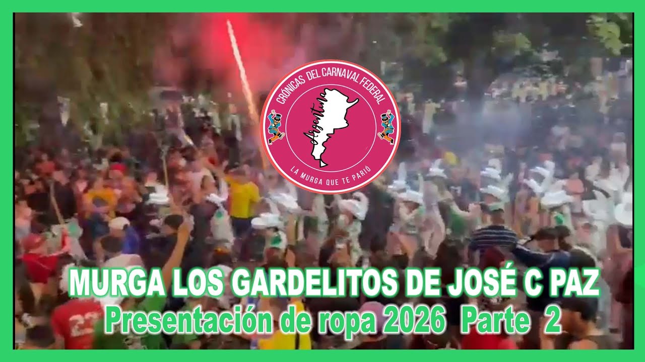 MURGA LOS GARDELITOS DE JOSÉ C PAZ -  PRESENTACIÓN ROPA 2026 - PARTE  2