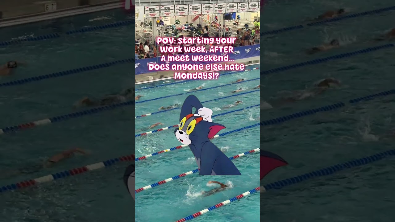 POV: Starting the work week after a swim meet weekend #tired #swimmom #youthsports