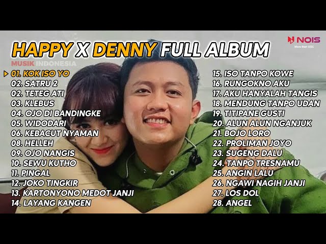 HAPPY ASMARA X DENNY CAKNAN  KOK ISO YO , SATRU 2  FULL ALBUM 28 SONG class=