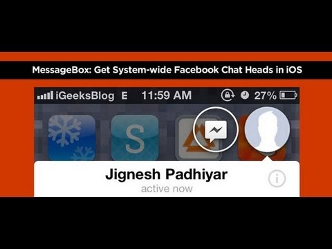 How to Get Facebook Chat Heads System-wide on iPhone with MessageBox