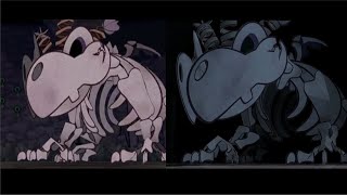 BONETAIL BOSS FIGHT COMPARISON Paper Mario TTYD Remake vs Original