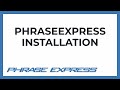 How to install the Text Expander PhraseExpress on Windows