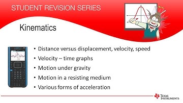 Kinematics – displacement, velocity and acceleration| Specialist Mathematics | TI-Nspire CX