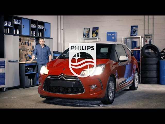 PHILIPS TUTO - Comment remplacer les ampoules de phares de votre Citroen DS3  - YouTube