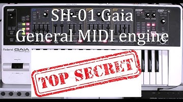 SH 01 Gaia Hidden 16 Channel MIDI synth engine